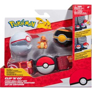 Pokémon Clip N Go Belt Set - Charmander - Pokémon - Onesize - Legetøj