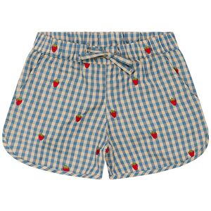 Flöss Shorts - Polly - Berry/blue Gingham - Flöss - 6 År (116) - Shorts