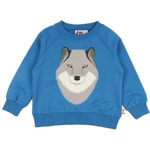 Dyr Sweatshirt - Dyrbellow - Dusty Blue Ulv - Dyr - 4 År (104) - Sweatshirt