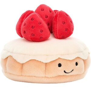 Jellycat Bamse - 7x9 Cm - Pretty Patisserie Tarte Aux Fraises - Jellycat - Onesize - Bamse