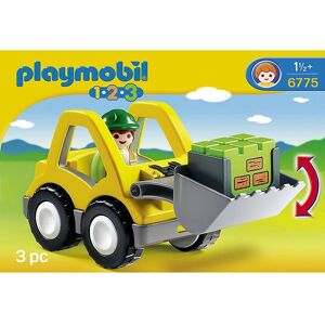 1.2.3 - Excavator - 6775 - 3 Dele - Playmobil - Onesize - Legetøj