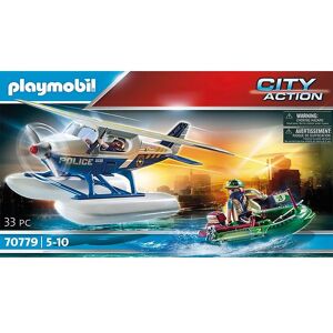 City Action - Politi-Vandflyver: Smuglerjagt - 70779 - - Playmobil - Onesize - Legetøj