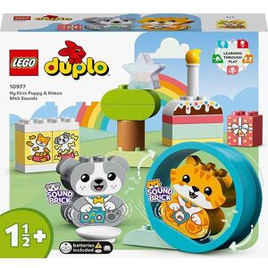 Duplo - Min Første Hvalp Og Killing Med Lyde 10977 - 22 De - Lego® - Onesize - Klodser