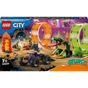 City Stuntz - Stuntarena Med Dobbelt Loop 60339 - 598 Dele - Lego® - Onesize - Klodser