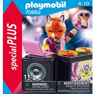 Specialplus - Dj Med Pladespiller - 70882 - 11 Dele - Playmobil - Onesize - Legetøj