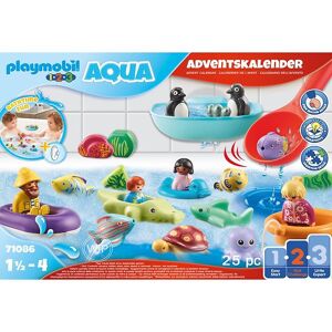 1.2.3 Aqua Julekalender - Bathtime Fun - 71086 - 25 De - Playmobil - Onesize - Badelegetøj