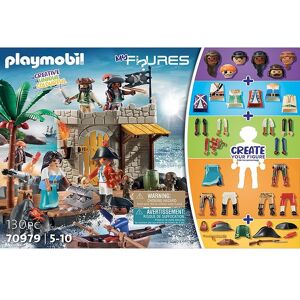 My Figures - Island Of The Pirates - 70979 - 130 Dele - Playmobil - Onesize - Legetøj