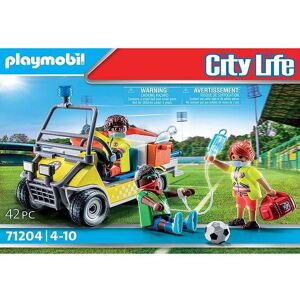 City Life - Rednings Bil - 71204 - 42 Dele - Playmobil - Onesize - Legetøj