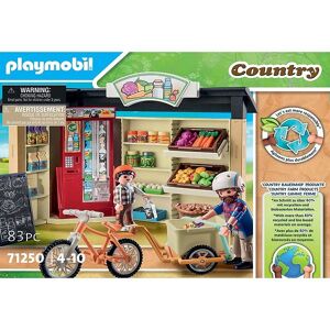 Country - Farm Shop - 71250 - 83 Dele - Playmobil - Onesize - Legetøj