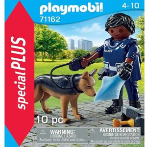 Specialplus - Politimand M. Hund - 71162 - 10 Dele - Playmobil - Onesize - Legetøj