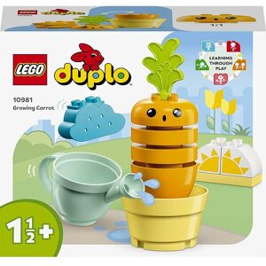 Duplo - Gulerod Med Vokseværk 10981 - 11 Dele - Lego® - Onesize - Klodser