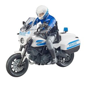 Bruder Figur M. Ducati Scrambler Politimotorcykel - Bworld - 627 - Bruder - Onesize - Legetøjsfigur