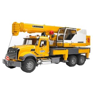 Bruder Arbejdsmaskine - Mack Granite Liebherr Kranbil - 02818 - Bruder - Onesize - Bil