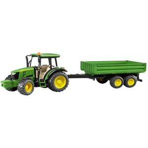 Bruder Arbejdsmaskine - John Deere 5115m M. Trailer - 2108 - Onesize - Bruder Legetøj