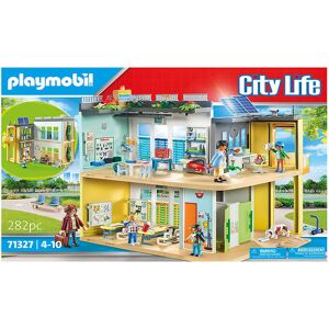 City Life - Stor Skole - 282 Dele - 71327 - Onesize - Playmobil Legetøj