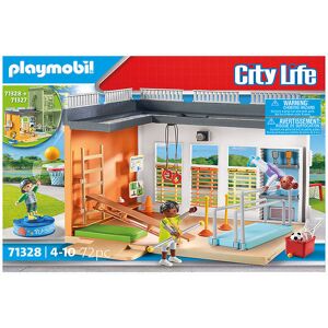 City Life - Gymnastiksal Som Tilbygning - 72 Dele - 71 - Playmobil - Onesize - Legetøj