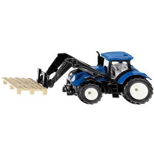 Siku Traktor M. Palleløfter - 8 Cm - New Holland - Blå - Siku - Onesize - Legetøj