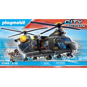 City Action - Swat-Redningsflyver - 71149 - 117 Dele - Playmobil - Onesize - Legetøj