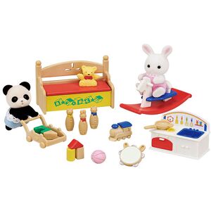 - Baby'S Toy Box Snow Rabbit & Panda Babies - - Sylvanian Families - Onesize - Dukketilbehør