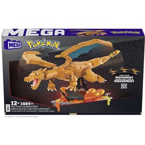 Mega Pokemon - Motion Charizard - 1664 Dele - Onesize - Mega Bloks Klodser