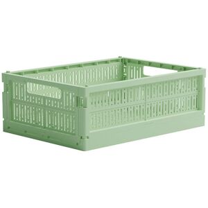 Made Crate Foldekasse - Midi - 33x24x13 Cm - Spring Green - Made Crate - Onesize - Foldekasse