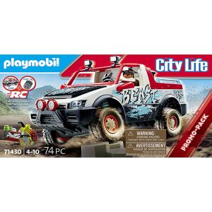 City Life - Rally-Bil - 71430 - 74 Dele - Playmobil - Onesize - Legetøj