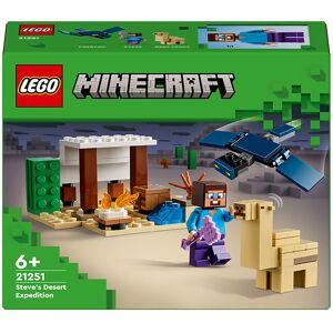 Minecraft - Steves Ørkenekspedition 21251 - 75 Dele - Lego® - Onesize - Klodser