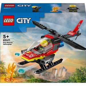 City - Brandslukningshelikopter 60411 - 85 Dele - Lego® - Onesize - Klodser