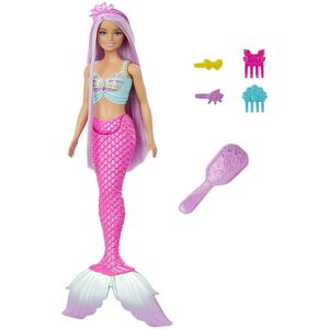 Dukke - 30 Cm - Touch Of Magic - Havfrue M. Langt Hår - Onesize - Barbie Dukke