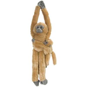 Wild Republic Bamse - Hænge Abe - 18x55 - Langur M. Unge - Onesize - Wild Republic Bamse