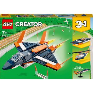 Creator - Supersonisk Jet 31126 - 3-I-1 - 215 Dele - Lego® - Onesize - Klodser