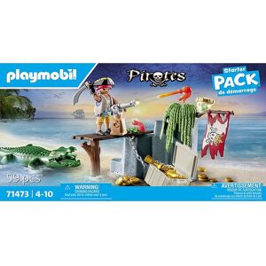 Pirates - Pirat Med Aligator - 71473 - 59 Dele - Playmobil - Onesize - Klodser