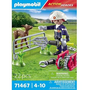 Action Heroes - Brandmændenes Dyreredning - 71467 - 22 - Playmobil - Onesize - Klodser