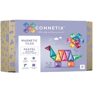 Connetix Magnetsæt - 32 Dele - Pastel Mini Pack - Onesize - Connetix Magnetlegetøj