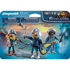 Novelmore - Knights Set - 3-Pak - 70671 - 19 Dele - Playmobil - Onesize - Legetøj