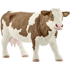 Schleich Dyr - Rødbroget Ko - H: 8 Cm 13801 - Schleich - Onesize - Legetøjsdyr