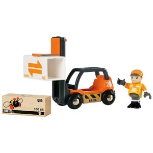 World Gaffeltruck M. Tilbehør - 9 Cm - Orange/sort 33573 - Brio - Onesize - Legetøj