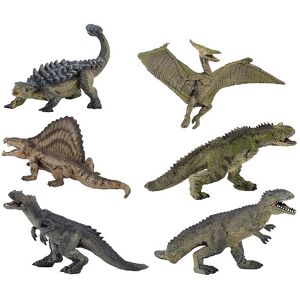 Papo Mini Dinosaurussæt 1 - 3-5 Cm - 6 Dele - Papo - Onesize - Dinosaur