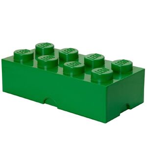Storage Opbevaringsboks - 8 Knopper - 50x25x18 - Grøn - Lego® Storage - Onesize - Boks