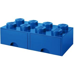 Storage Opbevaringsskuffe - 8 Knopper - 50x25x18 - Blå - Lego® Storage - Onesize - Skuffe