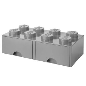 Storage Opbevaringsskuffe - 8 Knopper - 50x25x18 - Grå - Lego® Storage - Onesize - Skuffe