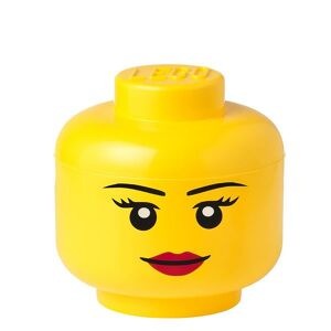 Storage Opbevaringsboks - Lille - Hoved - 19 Cm - Pige - Lego® Storage - Onesize - Boks