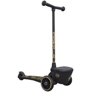 Scoot And Ride Highway Kick 2 Lifestyle - Black/gold - Scoot And Ride - Onesize - Løbehjul