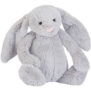 Jellycat Bamse - Really Big - 67x29 Cm - Bashful Silver Bunny - Onesize - Jellycat Bamse