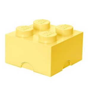 Storage Opbevaringsboks - 4 Knopper - 25x25x18 - Cool Yell - Lego® Storage - Onesize - Boks