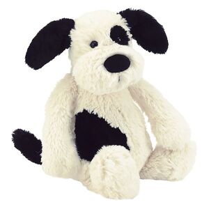 Jellycat Bamse - Small - 18x9 Cm - Bashful Black & Cream Puppy - Jellycat - Onesize - Bamse