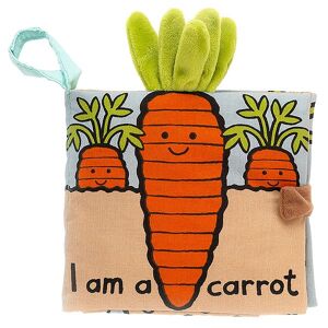 Jellycat Stofbog - I Am A Carrot - Engelsk - Onesize - Jellycat Stofbog