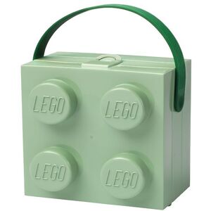 Storage Madkasse - 11,5x15,5x15,8 - 4 Knopper - Sand Green - Lego® Storage - Onesize - Madkasse