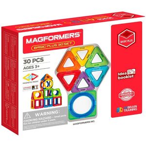 Magformers Basic Plus Sæt - 30 Dele - Magformers - Onesize - Magnetlegetøj