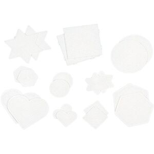 Midi Perleplader - 20 Stk. - Geometriske Figurer - Onesize - Hama Perleplader